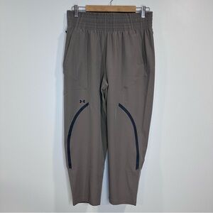 Under Armour Taupe Ankle Pants with Navy Accents